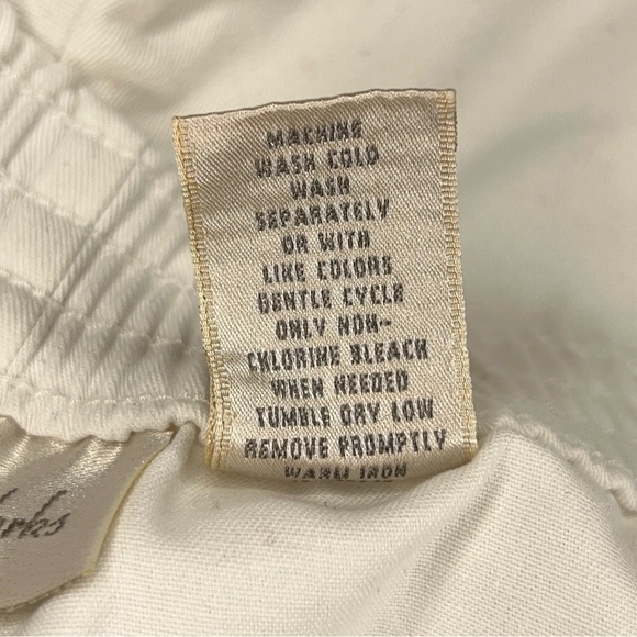 VINTAGE STUDIO WORKS WHITE BLACK EMBROIDERED CAPRI PANTS PULL ON - Picture 10 of 10